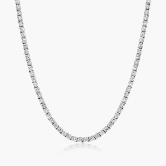 14kt Lab Grown Four Prong Diamond Tennis