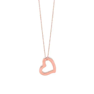14K Gold Open Heart Necklace 14K Gold Open Heart Necklace