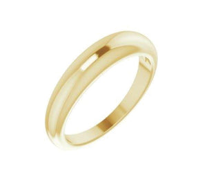 14K Yellow 4 mm Petite Dome Ring 14K Yellow 4 mm Petite Dome Ring