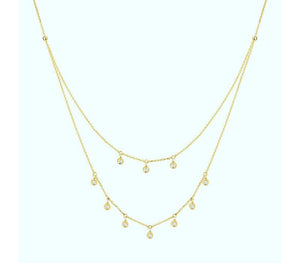 Diamond and Gold Necklace 14kt with diamonds Diamond and Gold Necklace 14kt with diamonds