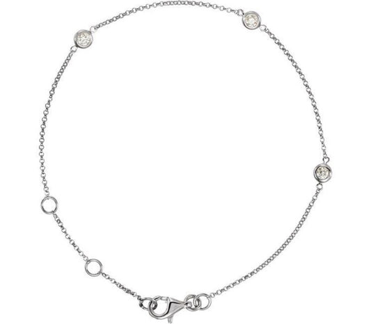 Diamond By Yard Bracelet total .30cts